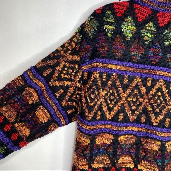 Colourful Vintage Tony Lambert Cardigan - Picture 9 of 13